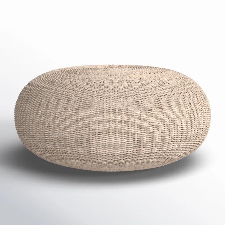 Round Rattan Round Coffee Table (36")
