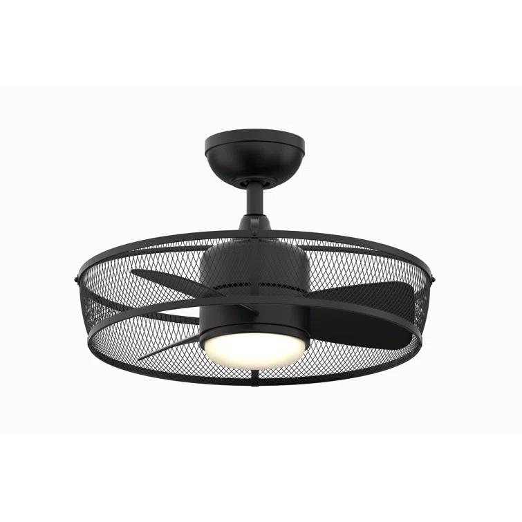 Henry Ceiling Fan With LED Light Kit (22")