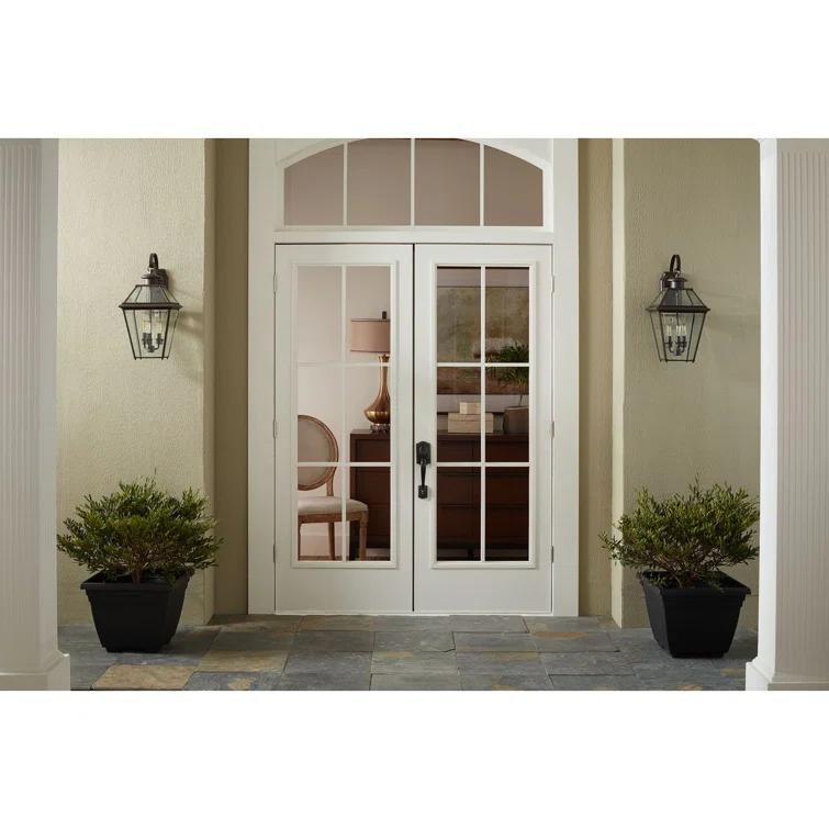 Calais 3 Light Empire Outdoor Wall Light