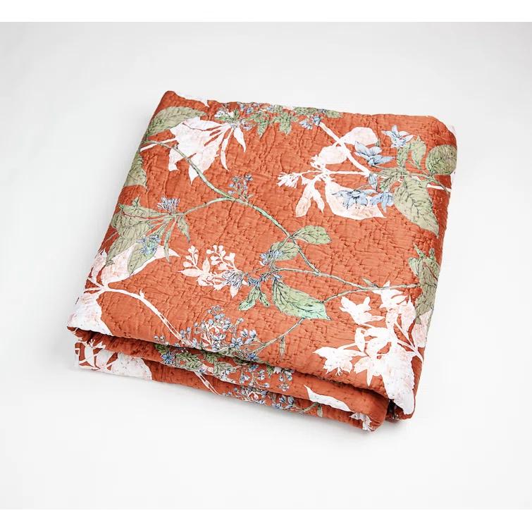 Amity Home Fitzgerald Cotton Blend Quilted Floral Quilt