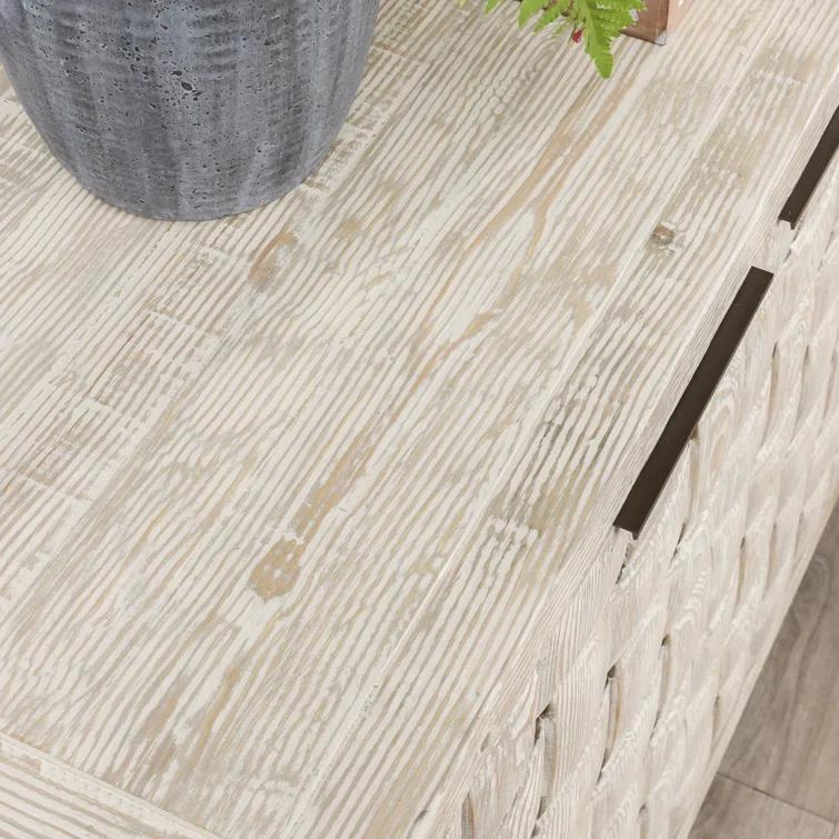 Classic Home Bast 4-door Reclaimed Pine Wood Buffet Sideboard