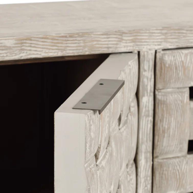 Classic Home Bast 4-door Reclaimed Pine Wood Buffet Sideboard