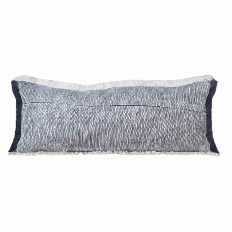 14" X 36" 100% Cotton Geometric Zippered Pillow