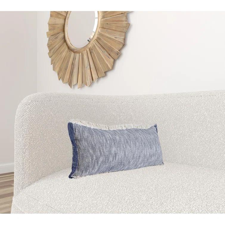 14" X 36" 100% Cotton Geometric Zippered Pillow