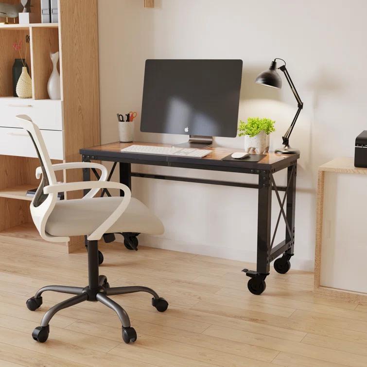 Duramax Building Products Solid Wood Top Metal Base Desk Shell