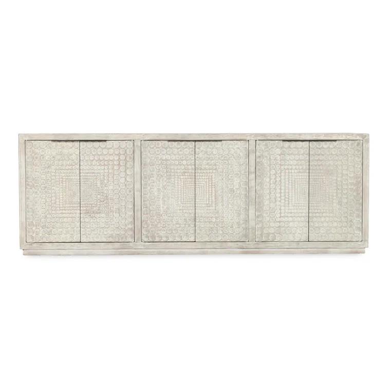 Classic Home Tafari 6-door Reclaimed Pine Wood Buffet Sideboard In Cream