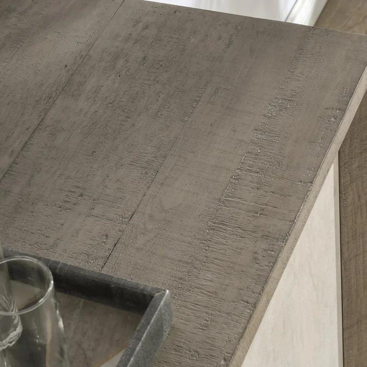Classic Home Denver 50" Wood Distressed Gray Cabinet