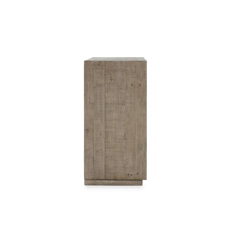 Classic Home Denver 50" Wood Distressed Gray Cabinet