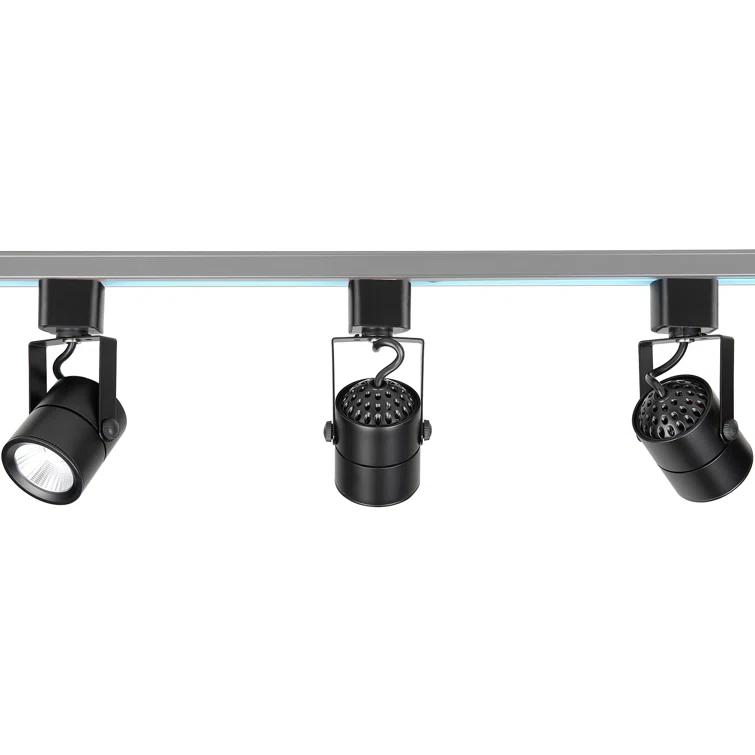 VEVOR GDZMT3ZZ500LFYQ8YV6 Black Adjustable Track Head (Set of 3)