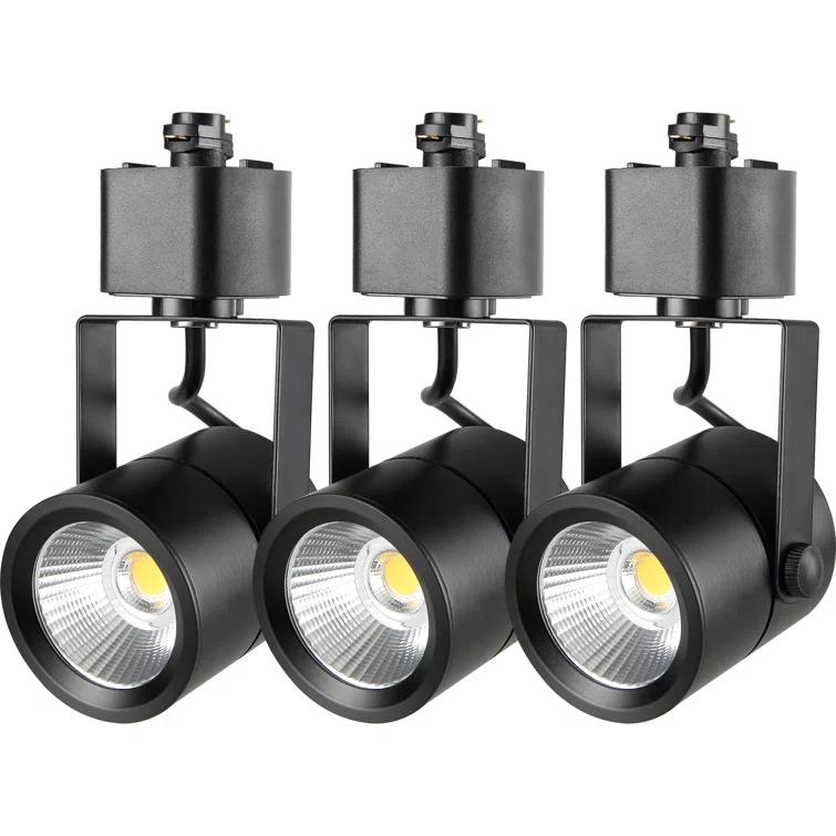 VEVOR GDZMT3ZZ500LFYQ8YV6 Black Adjustable Track Head (Set of 3)