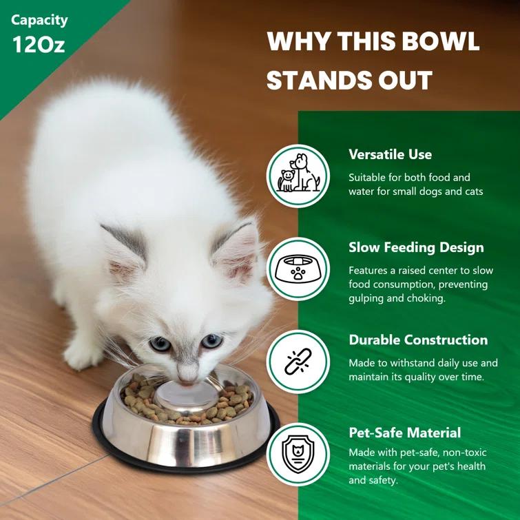 Iconic Pet Anti-Skid Slow Feeder (Set of 2)