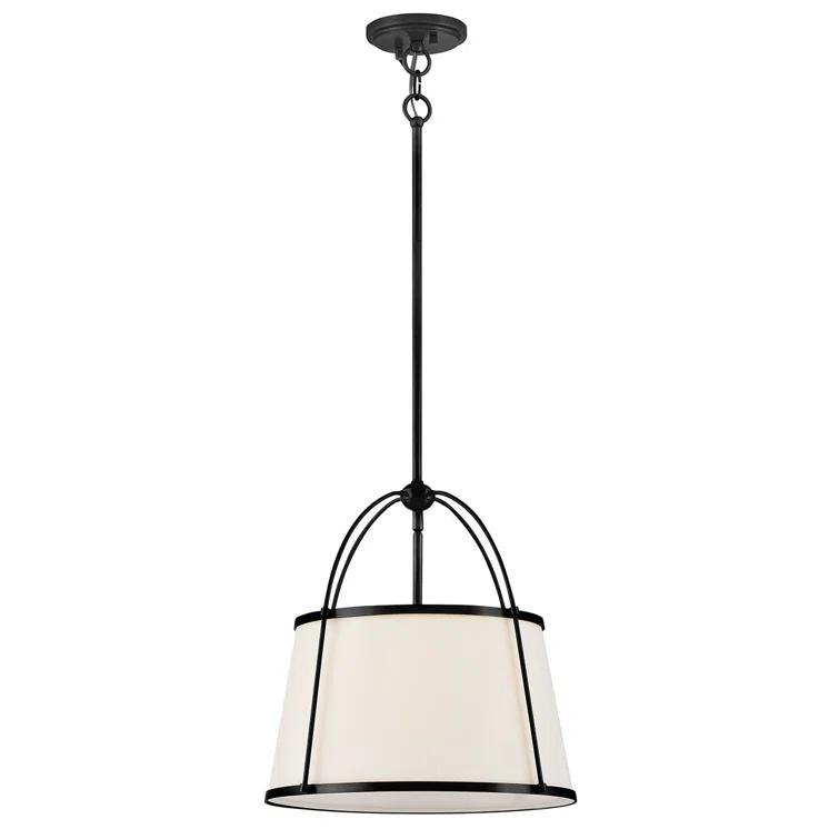 Hinkley Clarke Large Drum Two-Tone Pendant