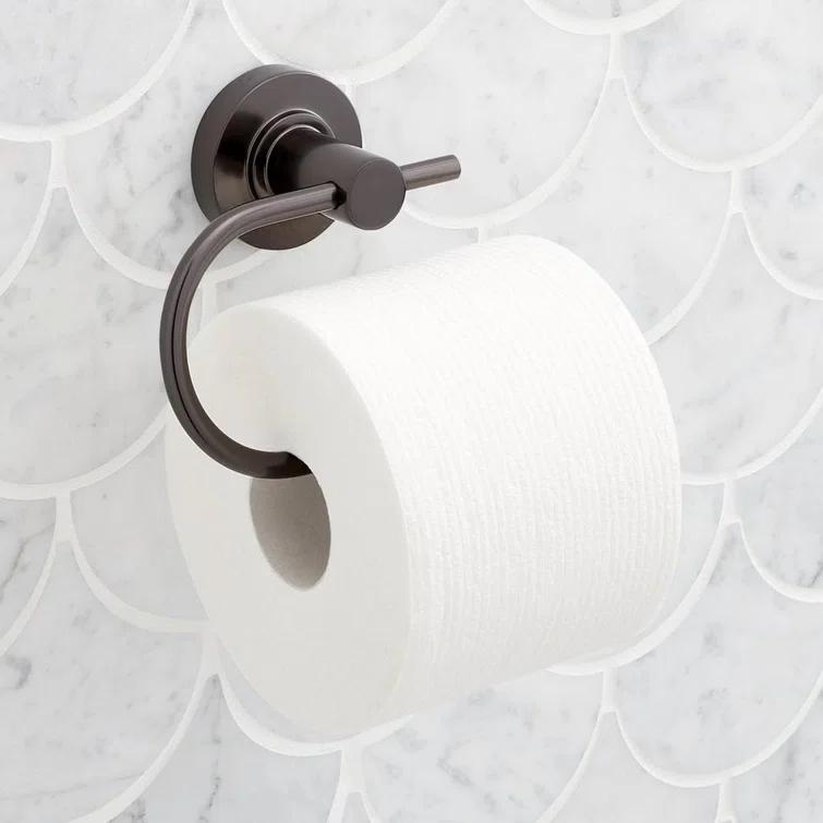 Signature Hardware 488911 Lexia Wall Mounted Euro Toilet Paper Holder
