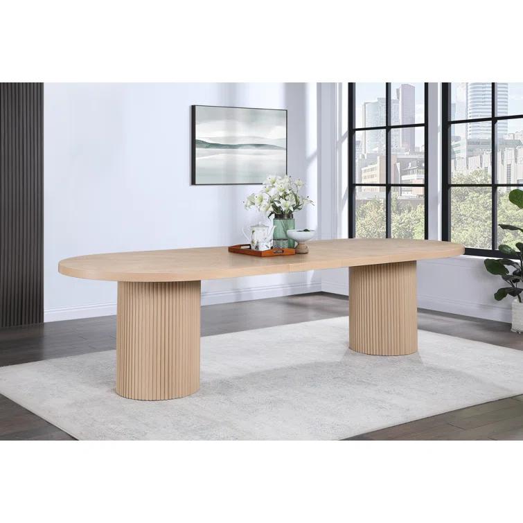 Wrought Studio™ Ivona Oak Dining Table