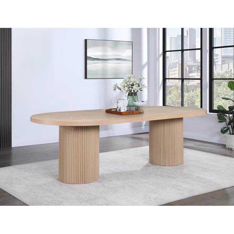 Wrought Studio™ Ivona Oak Dining Table