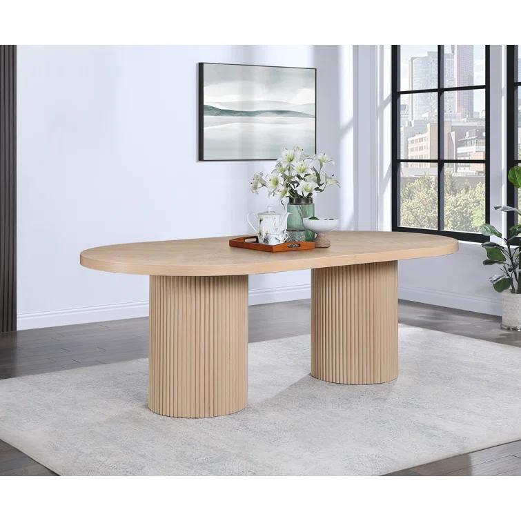 Wrought Studio™ Ivona Oak Dining Table
