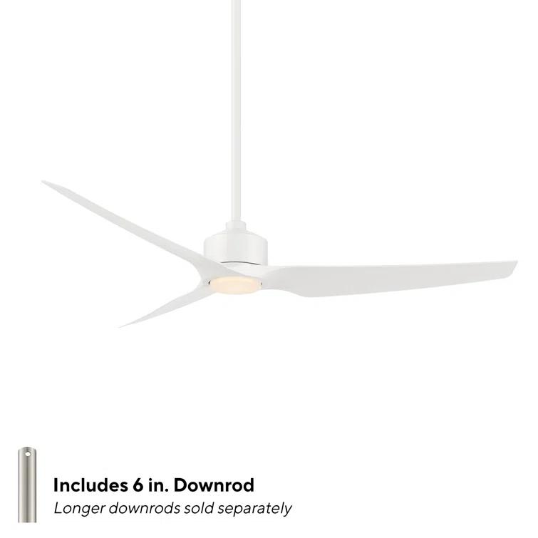 60" Stella 3 - Blade Outdoor/Indoor Smart Ceiling Fan with Remote Control Included, Works With Google Assistant, Amazon Alexa, Samsung Smart Things