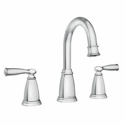 Moen Moen Banbury 8 In. Widespread Double Handle High-Arc Bathroom Faucet In Mediterranean (Valve Included) 84947-CH