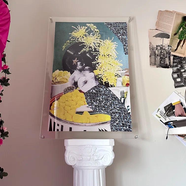 Double Panel Floating Acrylic Picture Frame