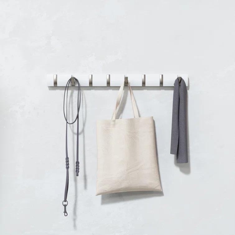 Flip 8 - Hook Solid Wood Coat Rack