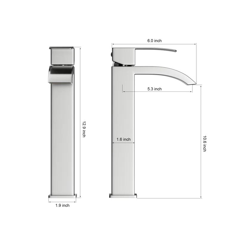 Alma 319202 Vessel Single-handle Bathroom Faucet
