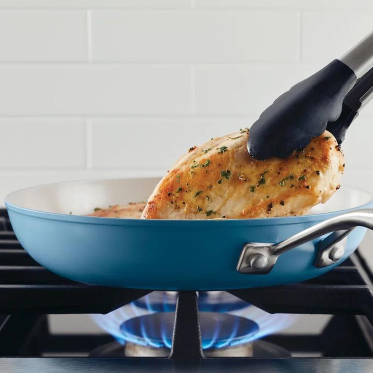 KitchenAid ® Blue Velvet Hard-Anodized Ceramic Non-Stick 10-Piece Cookware Set