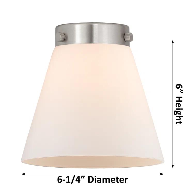 Innovations Lighting Glass Semi Flush Mount