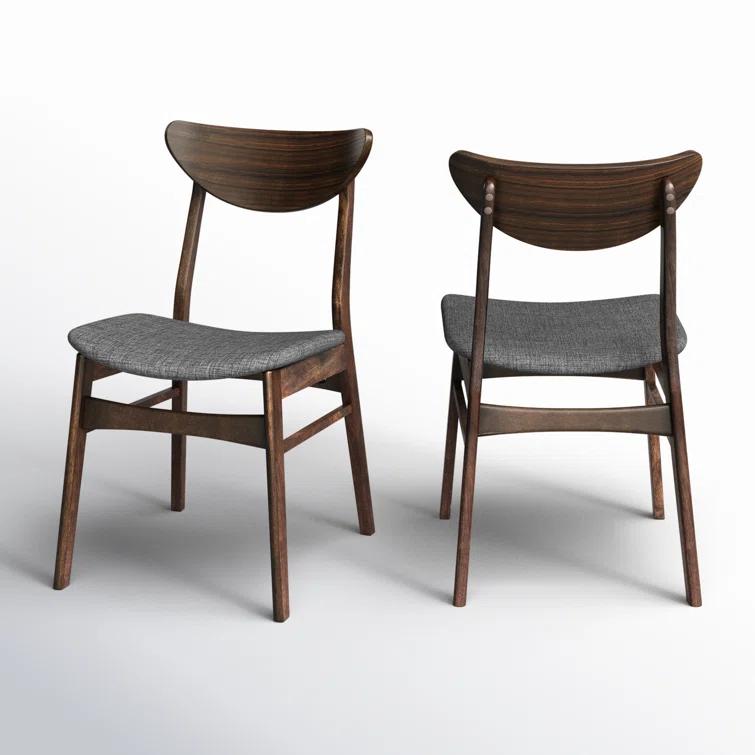 Hartford Dining Chair in Warm Gray/Walnut