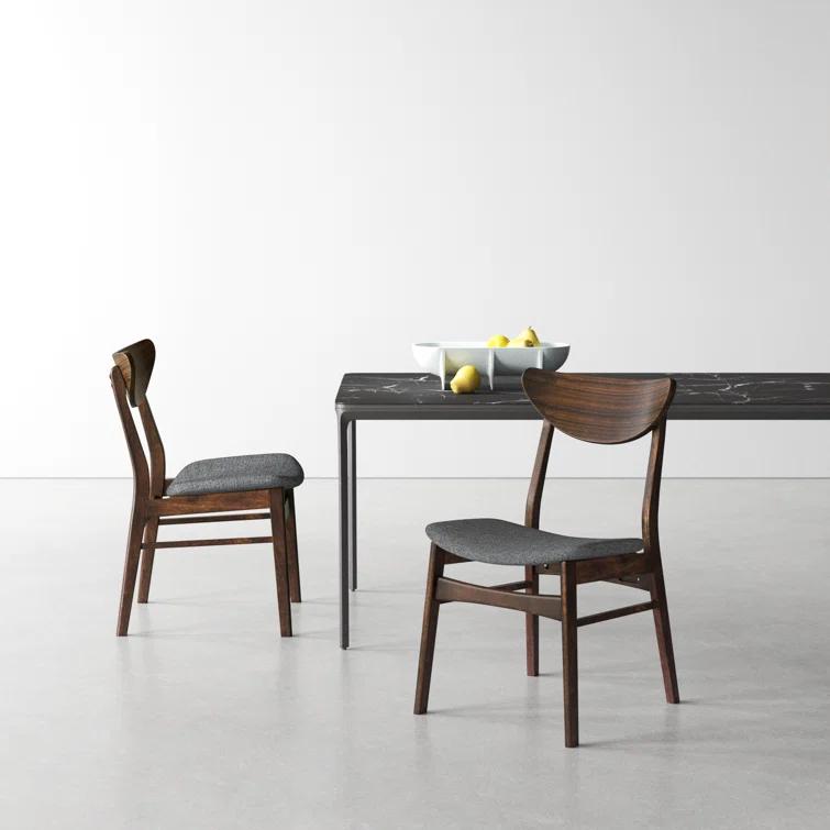 Hartford Dining Chair in Warm Gray/Walnut