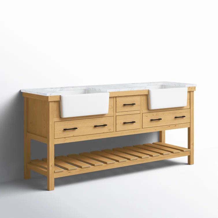 Pelaghia 72'' Double Bathroom Vanity