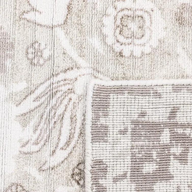 Wellington Hand Knotted Silk Oriental Area Rug in Mist