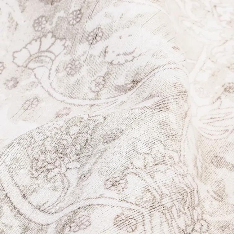 Wellington Hand Knotted Silk Oriental Area Rug in Mist