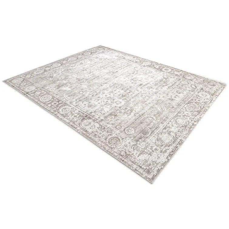 Wellington Hand Knotted Silk Oriental Area Rug in Mist