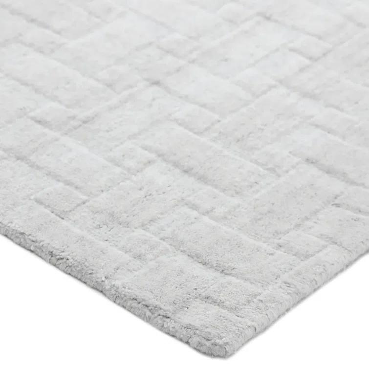 Brena Hand-Loomed Wool-Blend Rug - Ivory / 2'6" x 10'