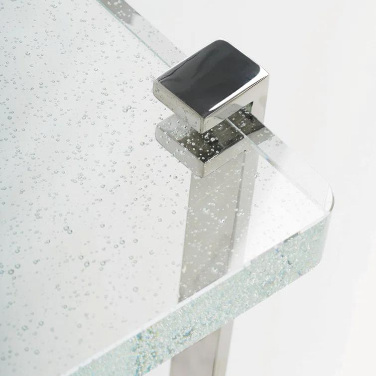 Mott Glass Top End Table