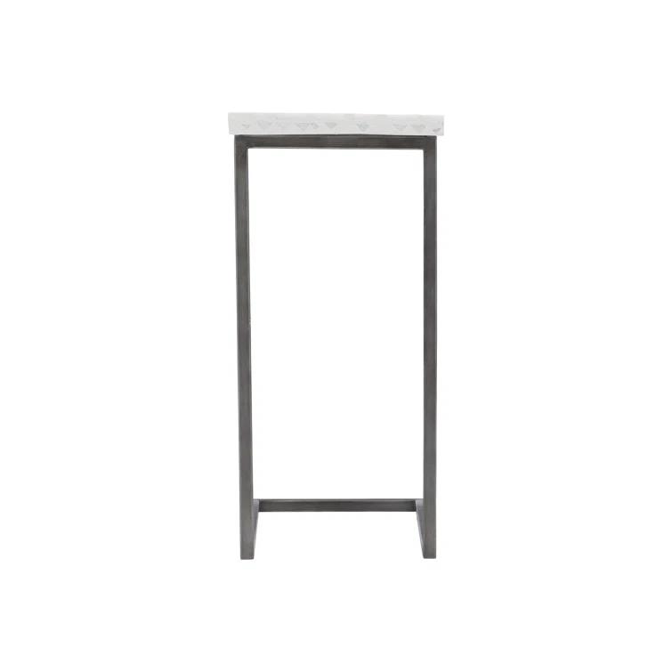 Sausalito Rectangular Concrete Outdoor Side Table