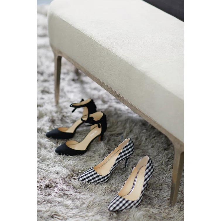 Linea Polyester Upholstered Bench