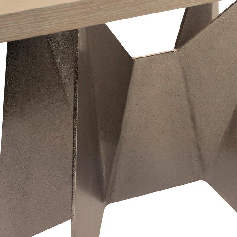 Solaria 72'' Solid Wood Top Console Table