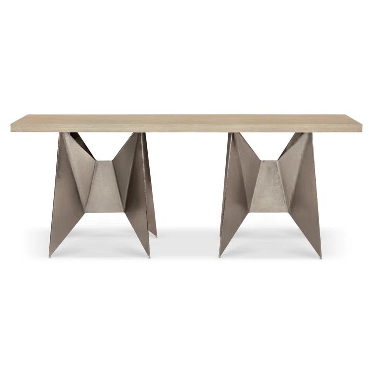Solaria 72'' Solid Wood Top Console Table