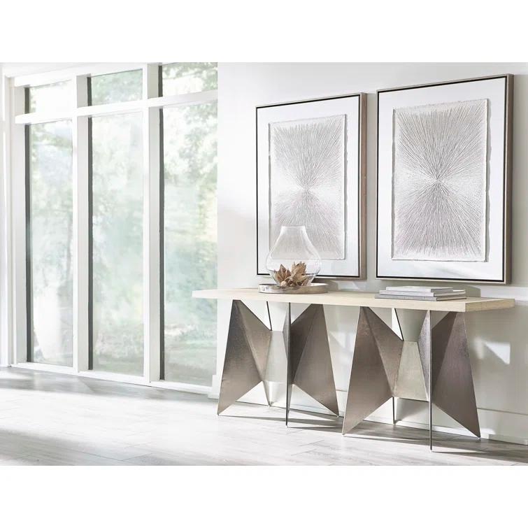 Solaria 72'' Solid Wood Top Console Table