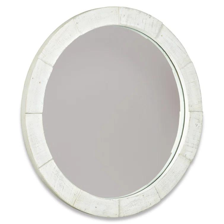Piper Wood Flat Wall Mirror