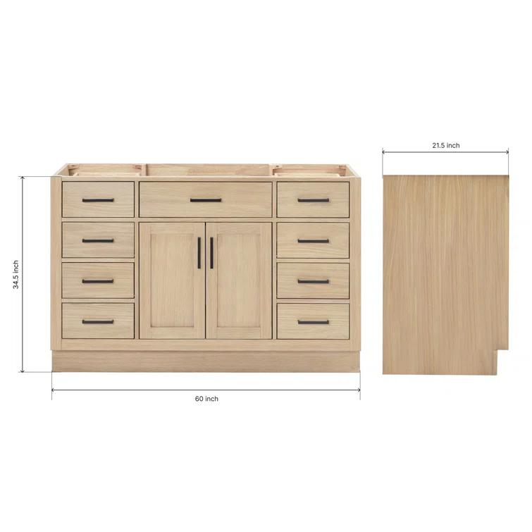 ARIEL Hepburn 60 Bathroom Vanity Base Only