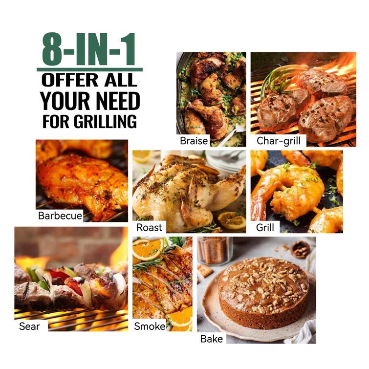 Z GRILLS 697 sq.in Pellet Grill with Temps Controller 2.1 and Latest Functions