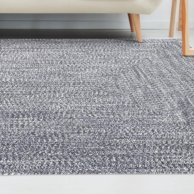 Ulmer Braided Reversible Two-Tone Indoor Outdoor Runner or Area Rug