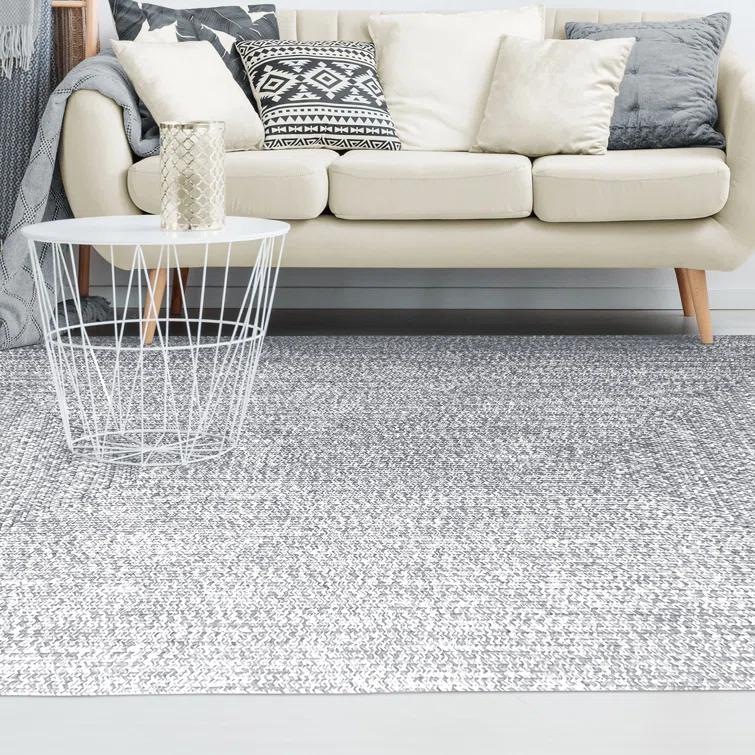 Ulmer Braided Reversible Two-Tone Indoor Outdoor Runner or Area Rug