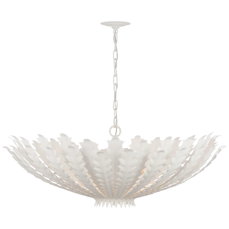 Hampton 36" Gold Leaf Metal Ornate Chandelier