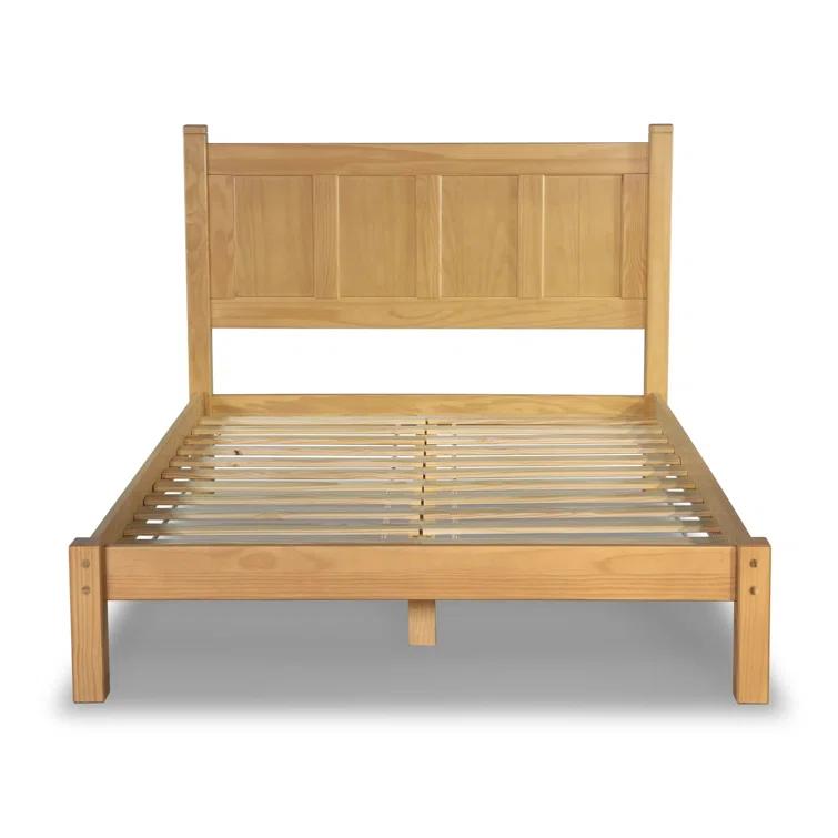 Shaker Solid Wood Panel Bed