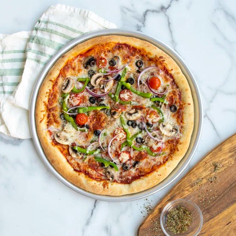 Nordic Ware Natural Commercial 14" Traditional Pizza Pan