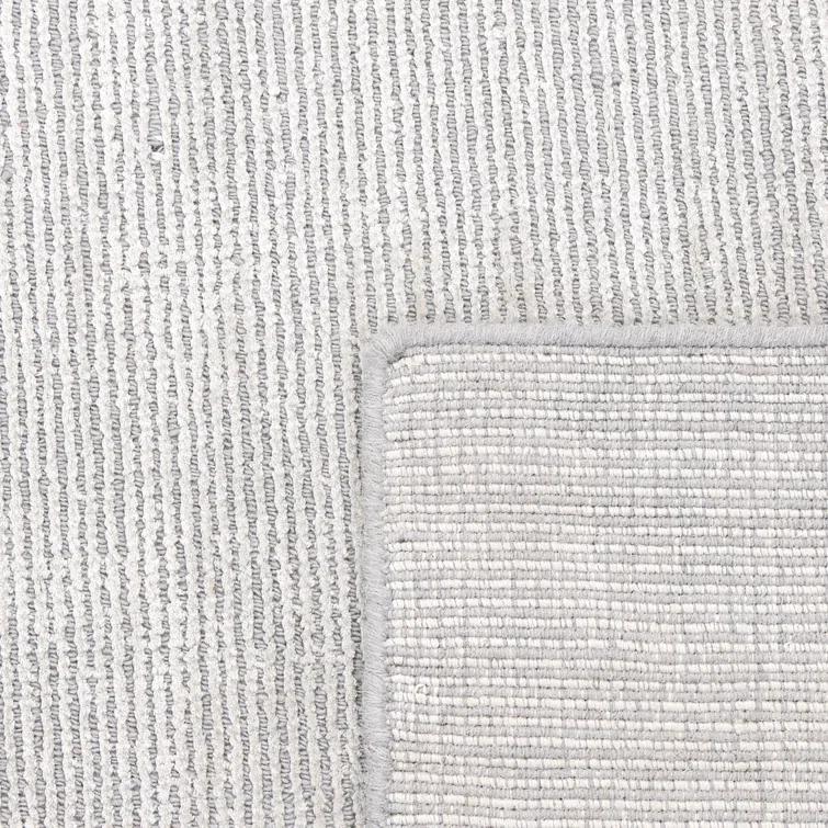 Cordi 9' x 12' Gray Hand-Knotted Wool Viscose Cotton Rug
