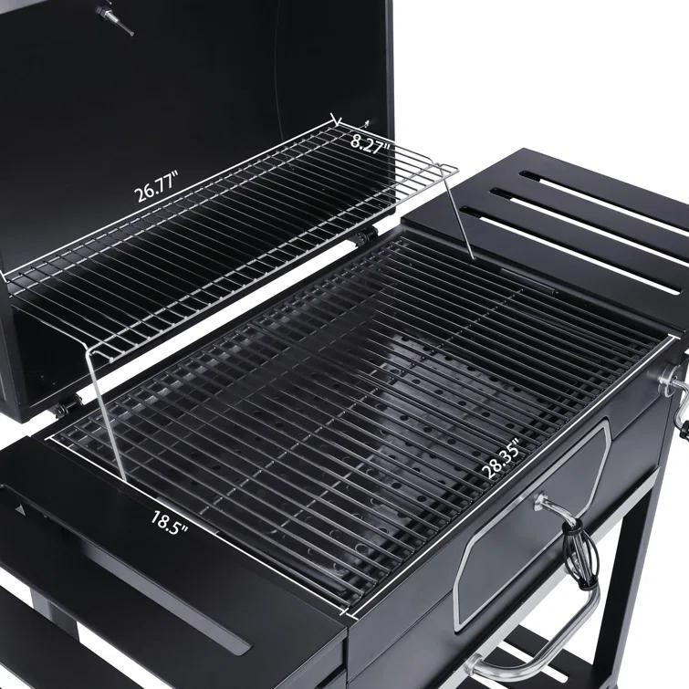 Royal Gourmet Deluxe 30-Inch Charcoal Grill, Black
